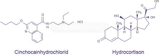 Cinchocainhydrochlorid und Hydrocortison